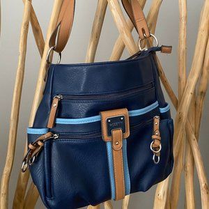 LIKE NEW! Rosetti Blue Crossbody Purse